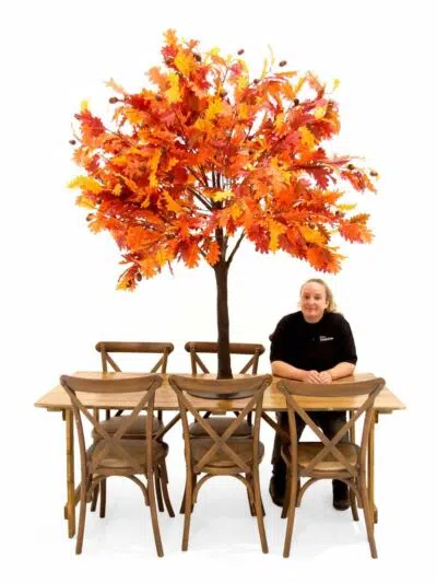 Autumn Oak Table Top Tree (1.8m)