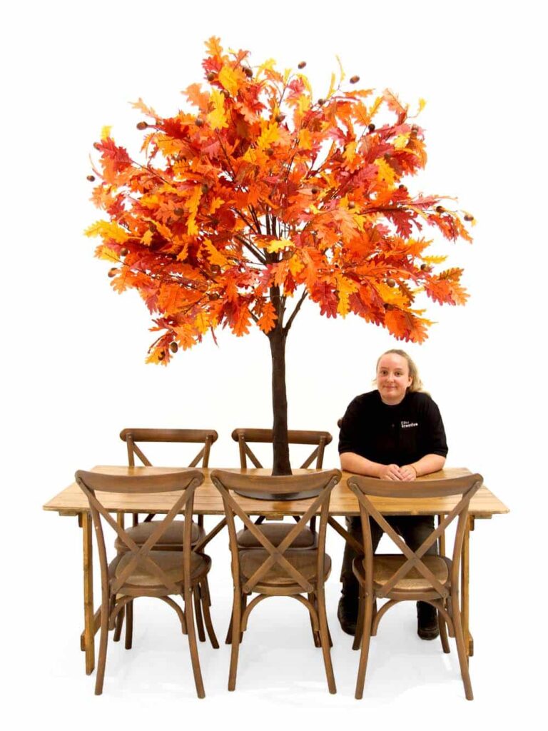 Autumn Oak Table Top Tree (1.8m)
