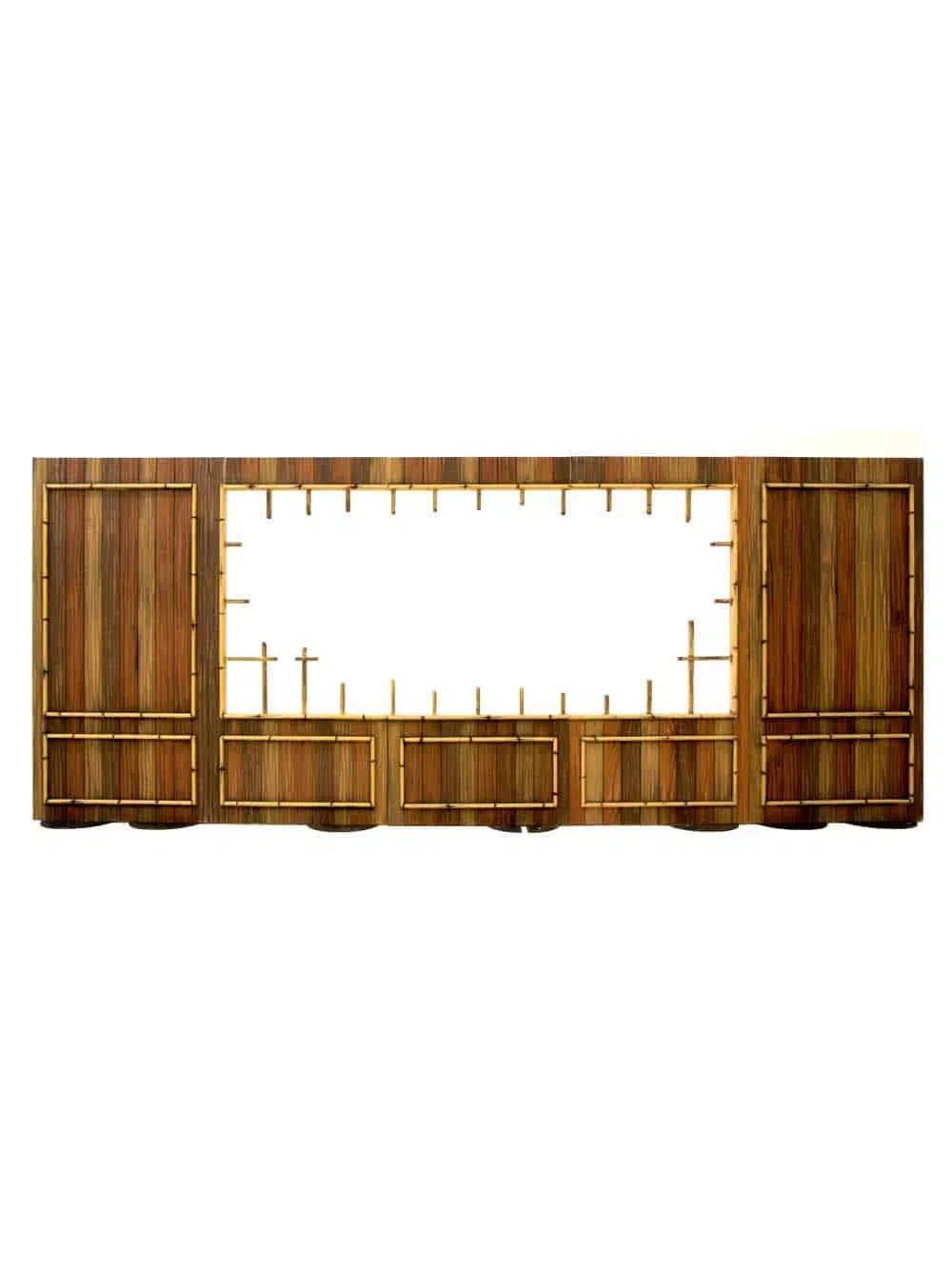 SN9006_Bamboo Effect Rustic Wall Panel & Broken Window Frame SET #3_event_prop_hire_EPH_Creative_5_optimised