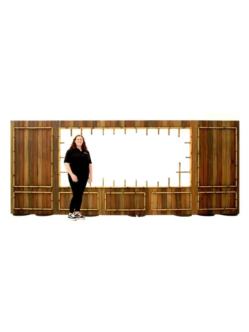 SN9006_Bamboo Effect Rustic Wall Panel & Broken Window Frame SET #3_event_prop_hire_EPH_Creative_8_optimised