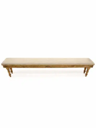 Natural Linen Padded Seat
