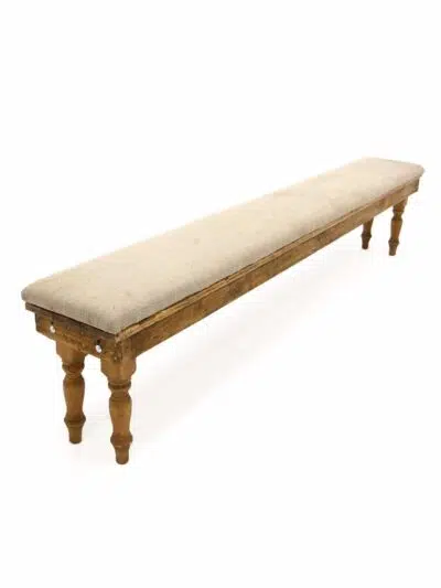 Natural Linen Padded Seat