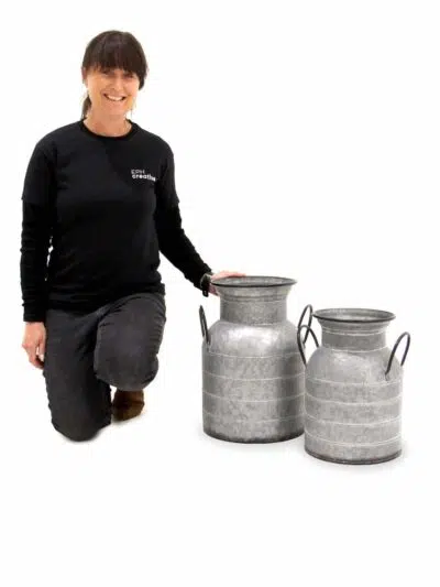 Milk Churn - Galvanised (Medium)