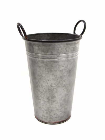Flower Bucket - Galvanised (Small)