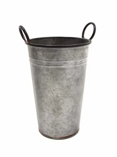 Flower Bucket - Galvanised (Small)