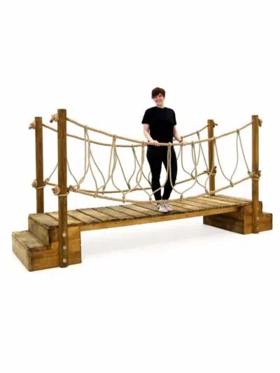 Rustic Rope Bridge