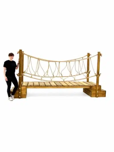 Rustic Rope Bridge