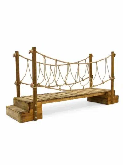 Rustic Rope Bridge