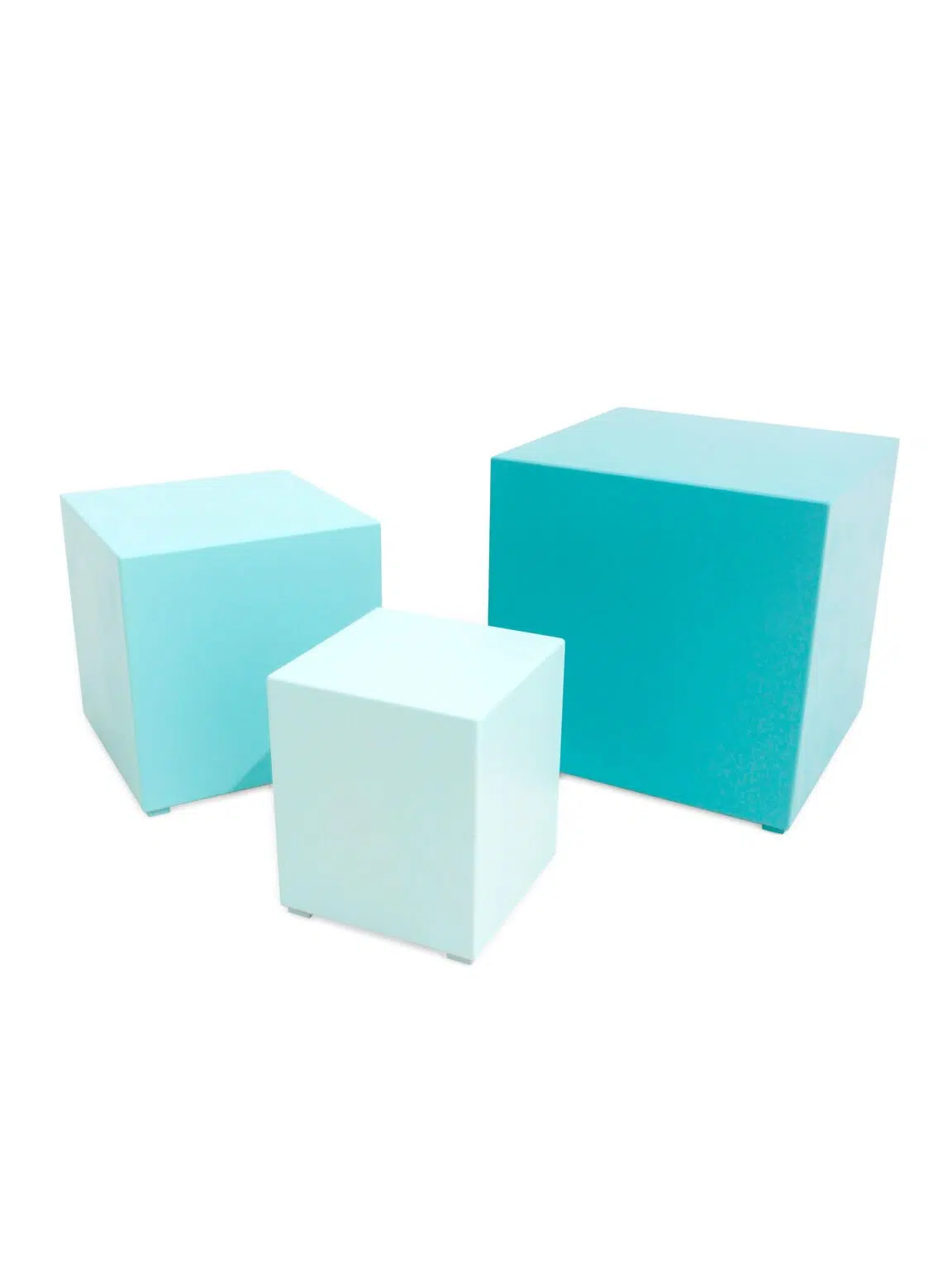 SN11177 _Display Plinths - Green Gradient - Set of 3__06841_optimised