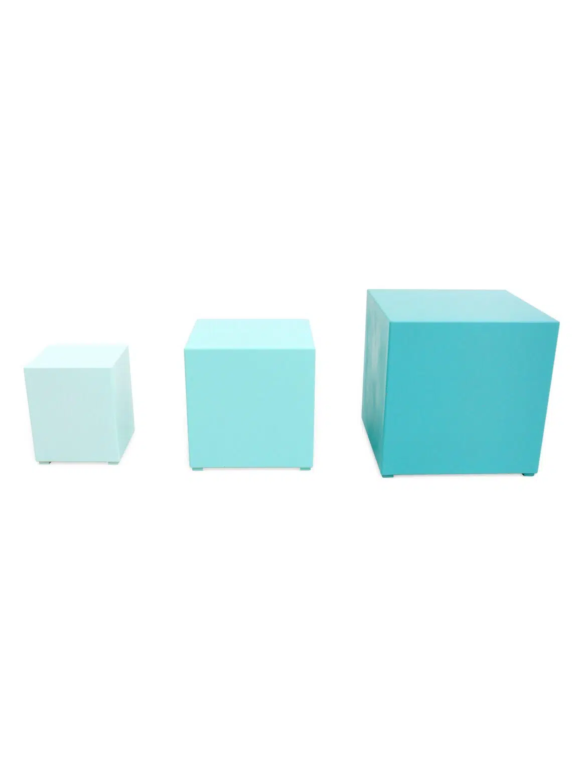 SN11177 _Display Plinths - Green Gradient - Set of 3__06843_optimised