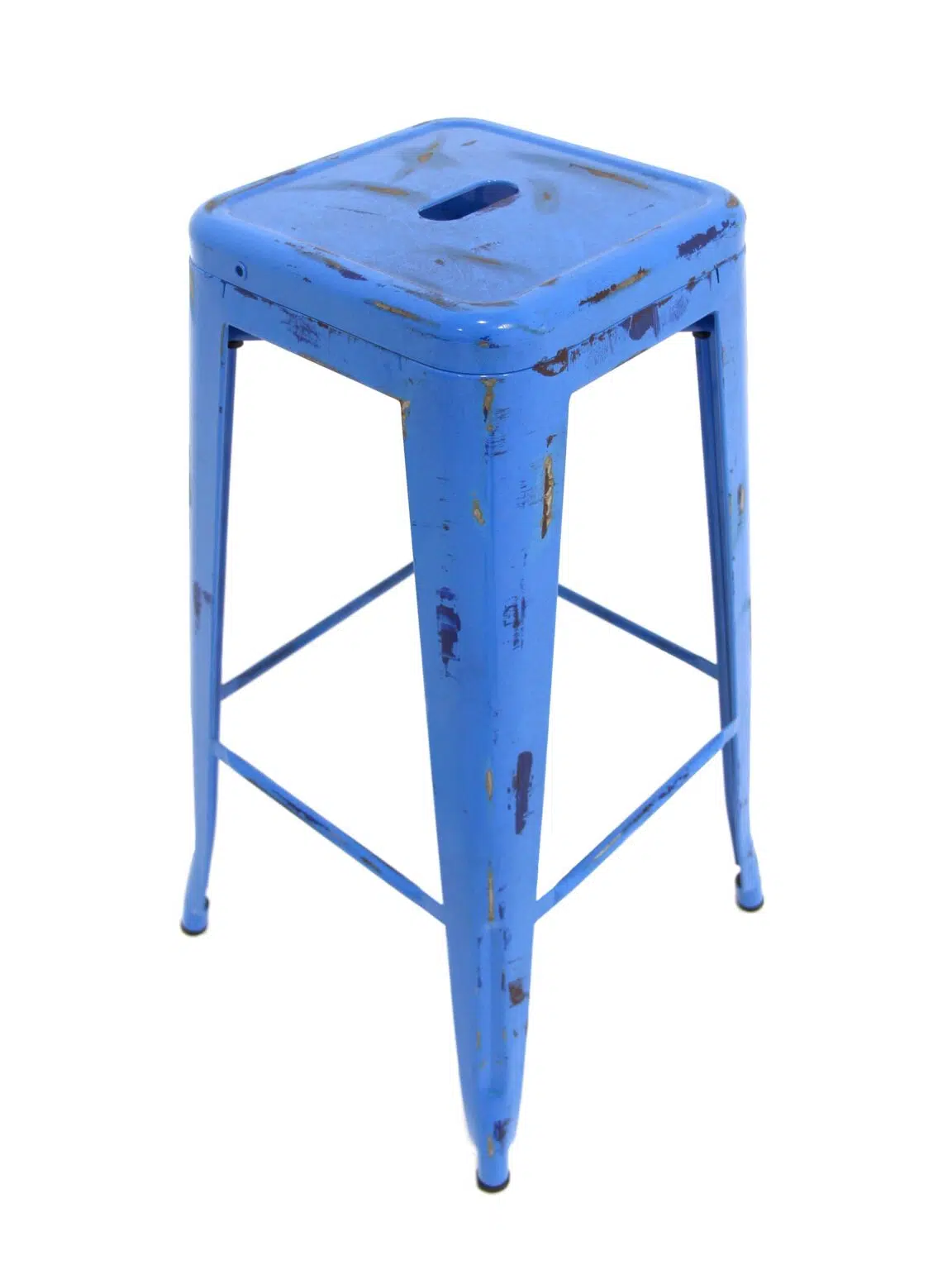 SN9931_Distressed Metal Bar Stool - Sky Blue -76cm_event_prop_hire_EPH_Creative_2