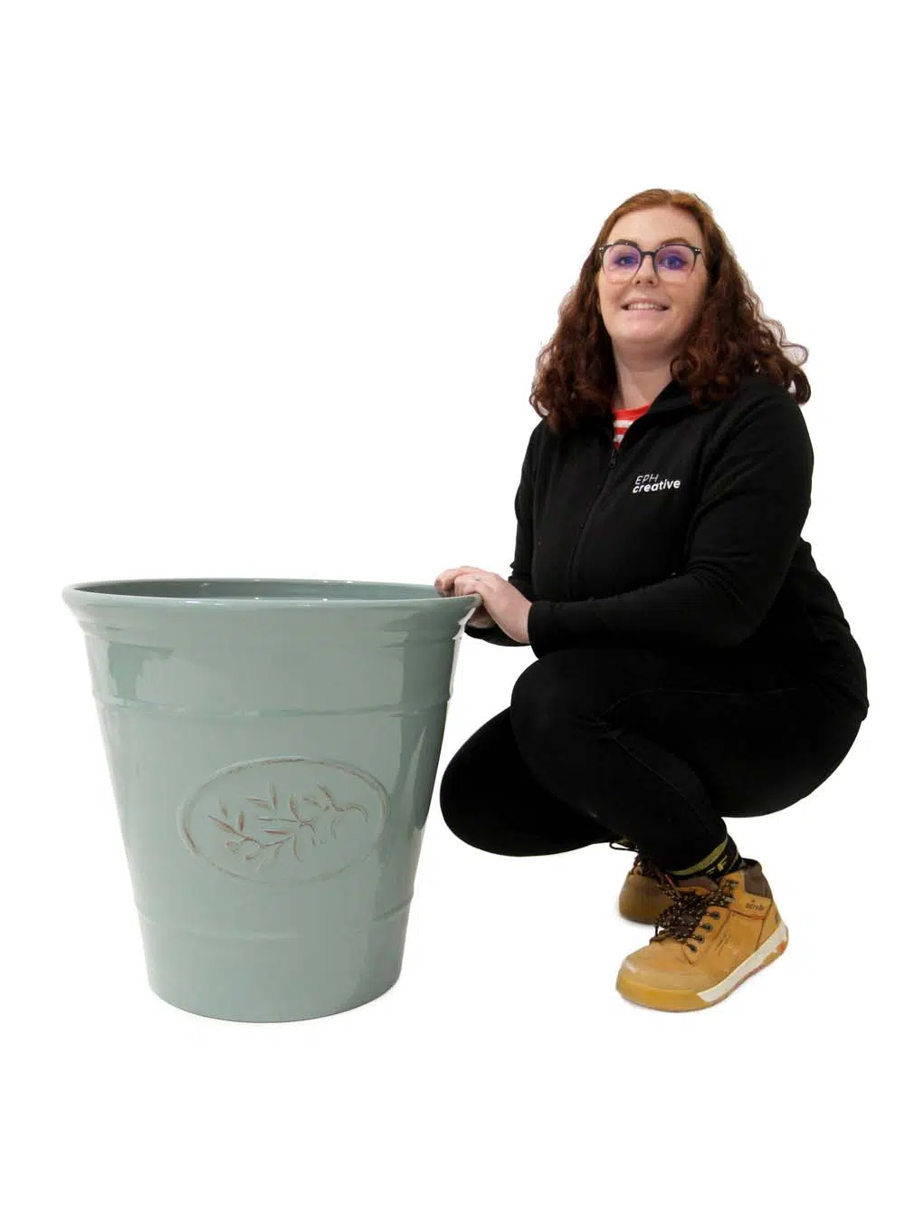SN11514 _Ceramic Effect Planter - Olive Green - 55cm_event_prop_hire_EPH_Creative_8_optimised