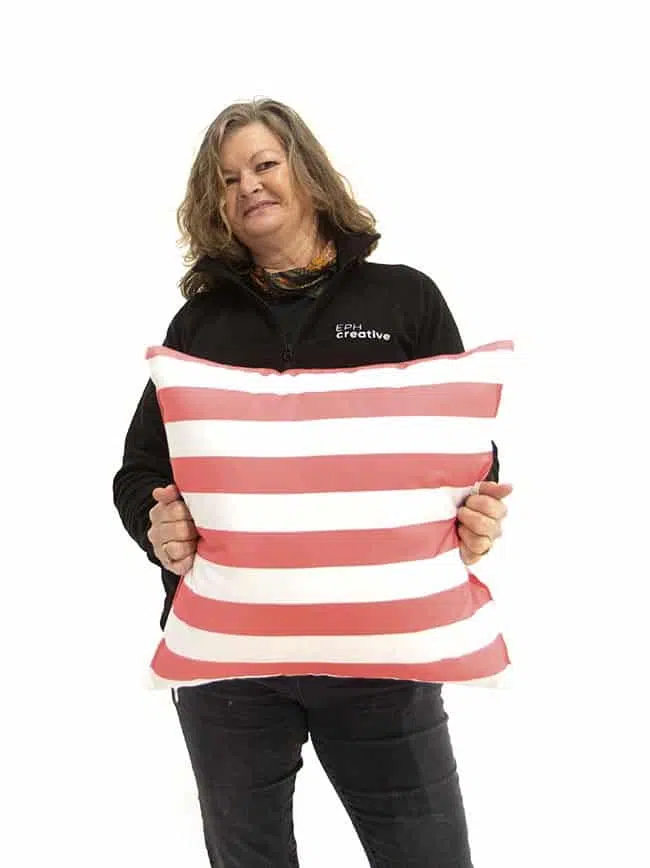 SN11916_Outdoor Cushion (45x45cm) - Pink_White Striped__07883
