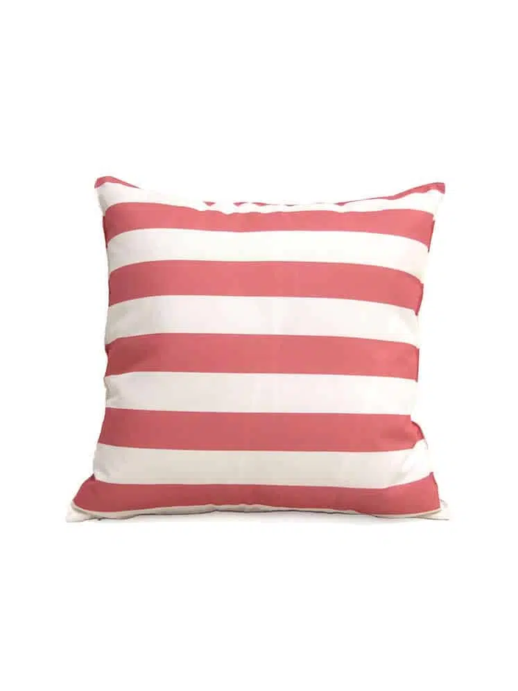 SN11916_Outdoor Cushion (45x45cm) - Pink_White Striped__07886