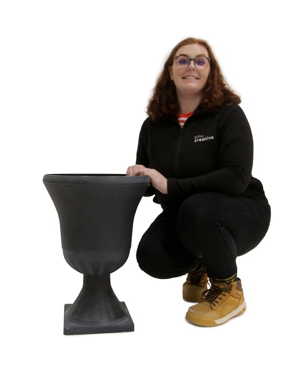 SN11516 _Urn Planter 40cm - Black_event_prop_hire_EPH_Creative_4__optimised