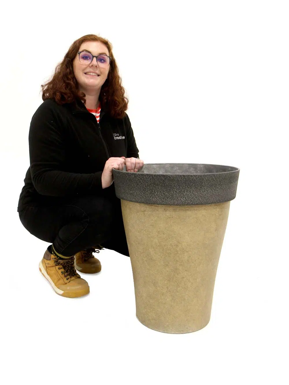 SN11517 _Tall Textured Planter - Brown_event_prop_hire_EPH_Creative_0_optimised