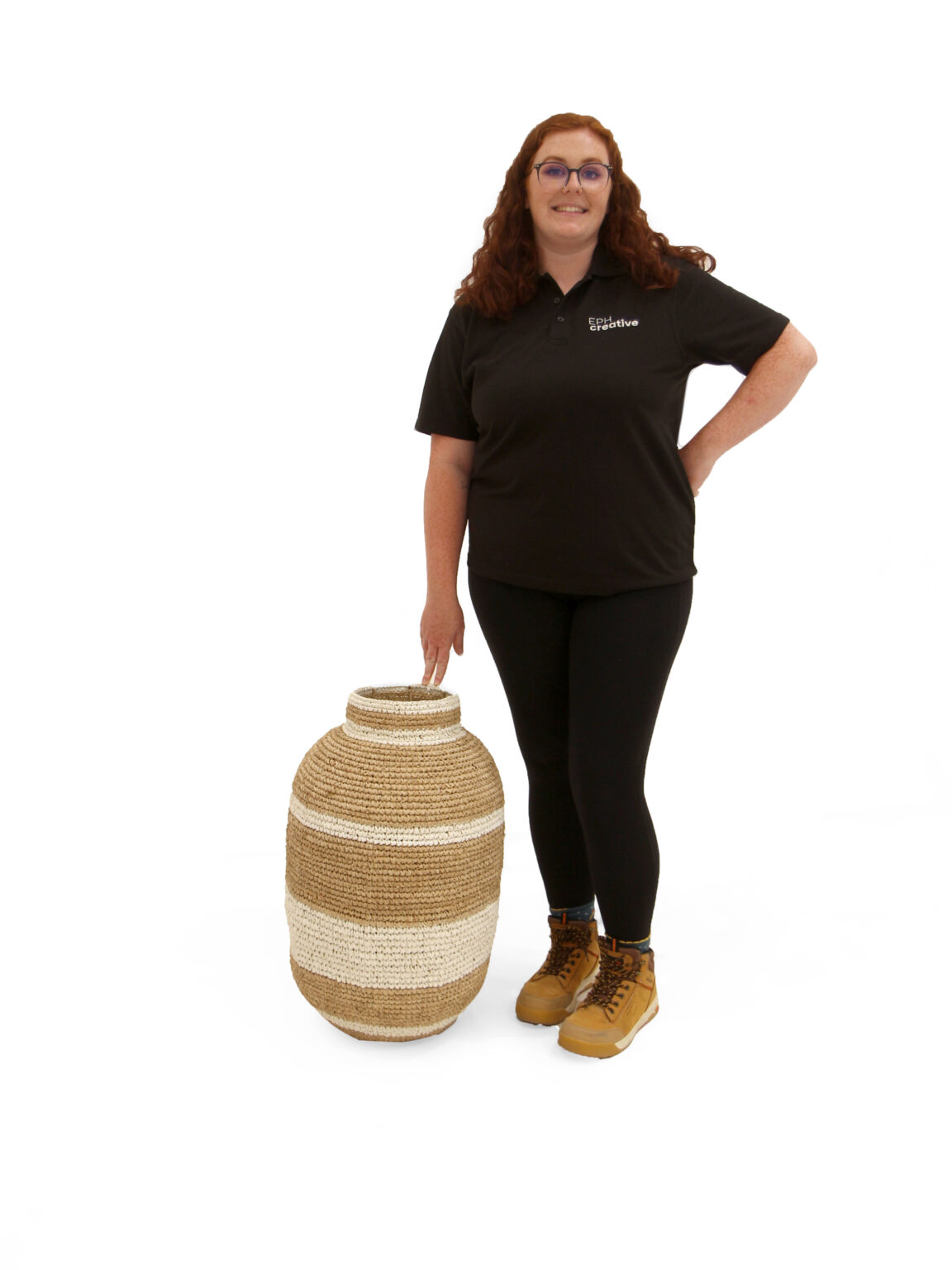 SN11453_Woven Rounded Striped Basket_event_prop_hire_EPH_Creative_366