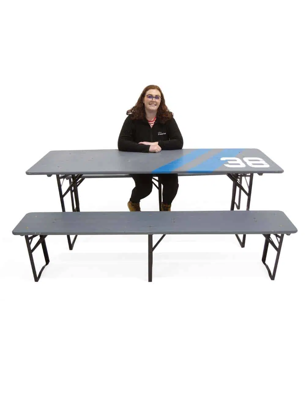 SN11505_Space Theme Folding Table & Bench Set - Grey_Blue__07440