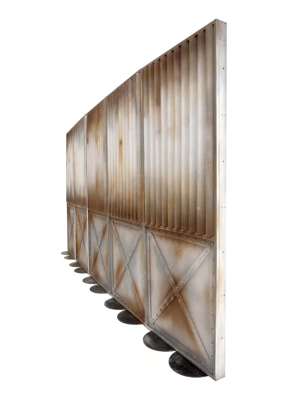 SN12025 _Industrial Metal Effect Modular Wall Backdrop - Corrugated - Large__07610. _optimised