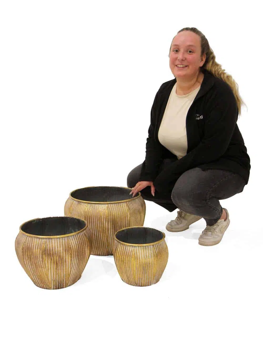 SN12335 _Bronze Round Planters - Set of 3_event_prop_hire_EPH_Creative_842_High Res