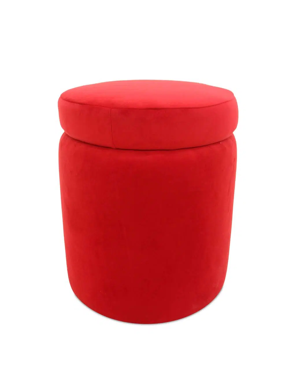 SN12717_Round Velvet Pouf Seat - Berry Red_event_prop_hire_EPH_Creative_373