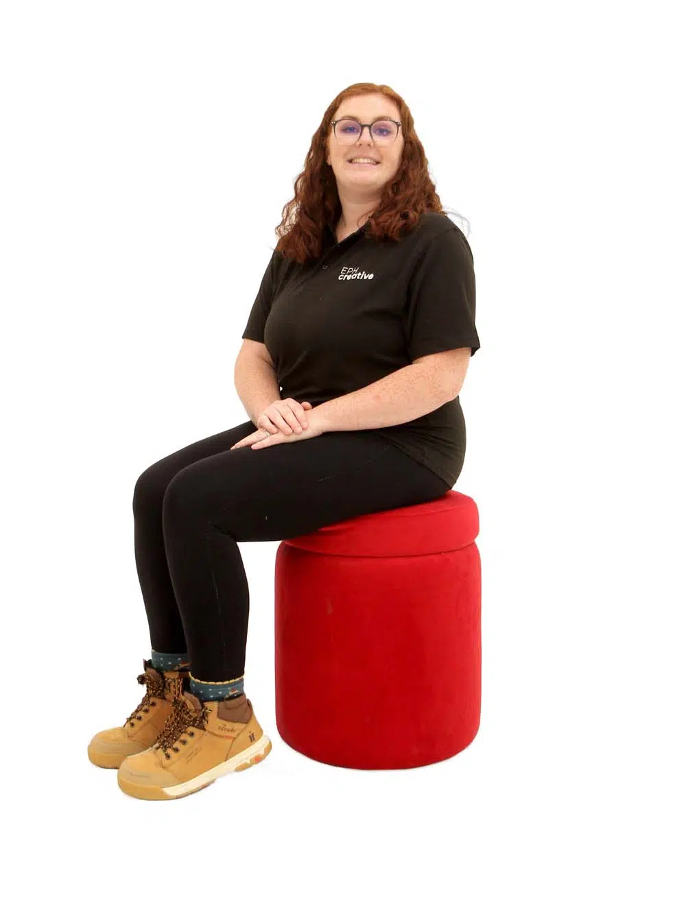 SN12717_Round Velvet Pouf Seat - Berry Red_event_prop_hire_EPH_Creative_374