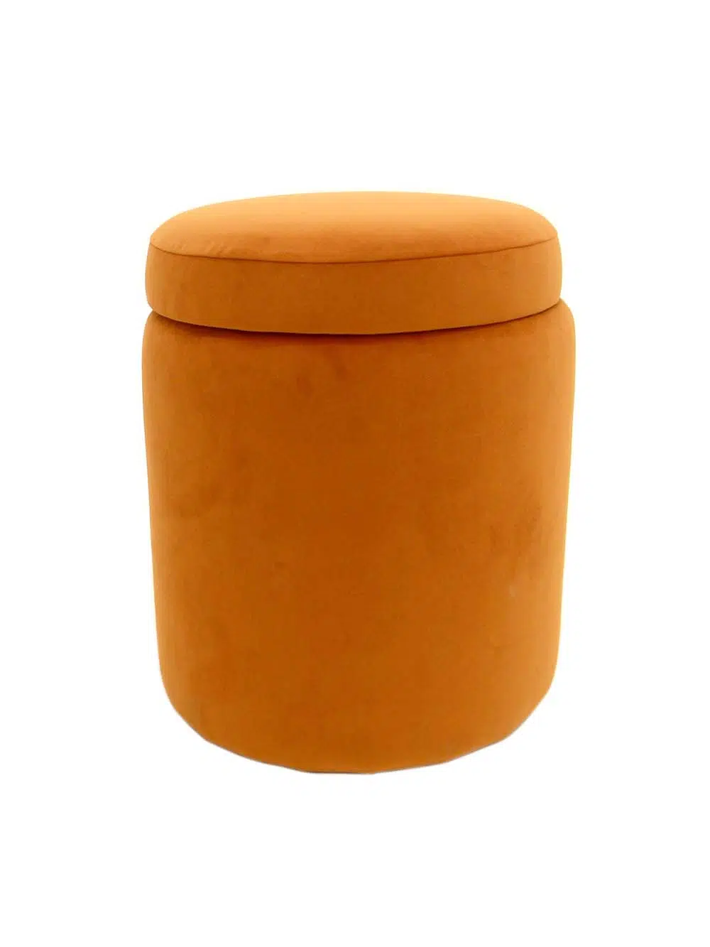 SN12726 _Round Velvet Pouf Seat - Burnt Orange_event_prop_hire_EPH_Creative_378