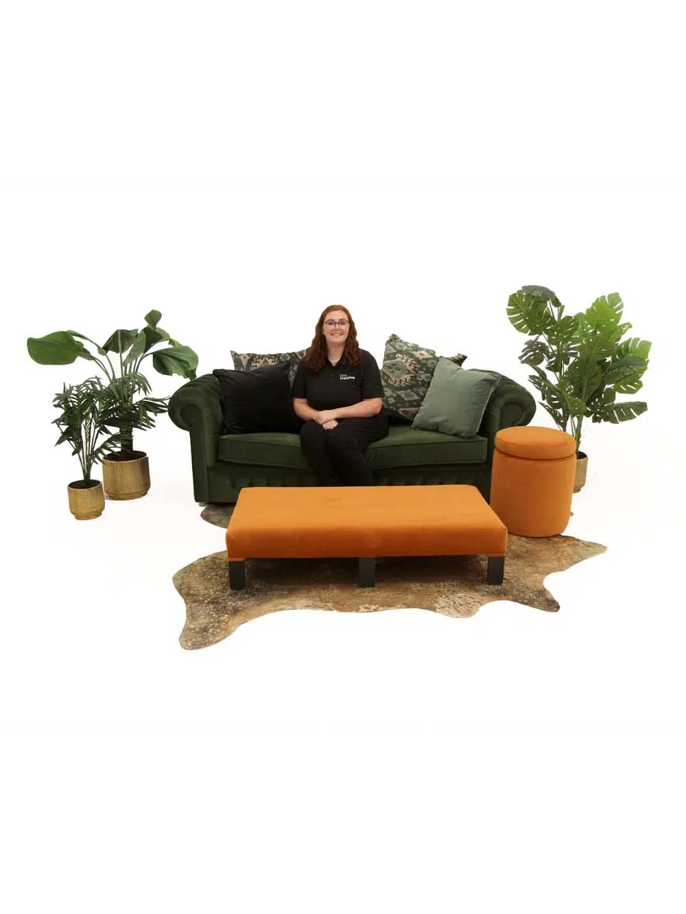 SN12963 _Velvet Seating Package - Green_Orange_event_prop_hire_EPH_Creative_822. optimised