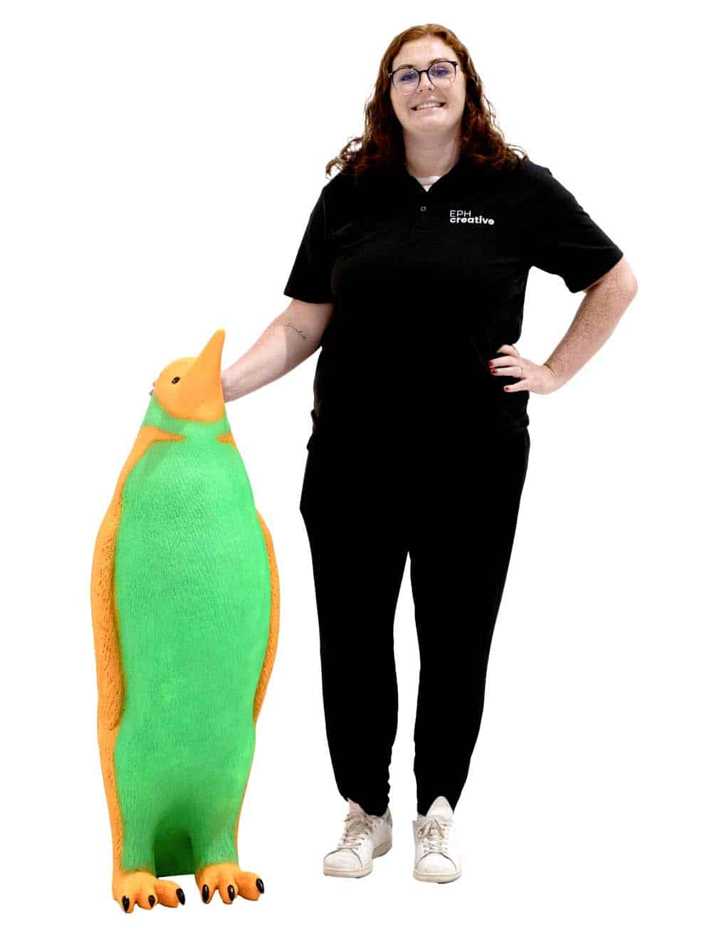 SN13168_Neon Penguin - Orange_Green_event_prop_hire_EPH_Creative_292 copy