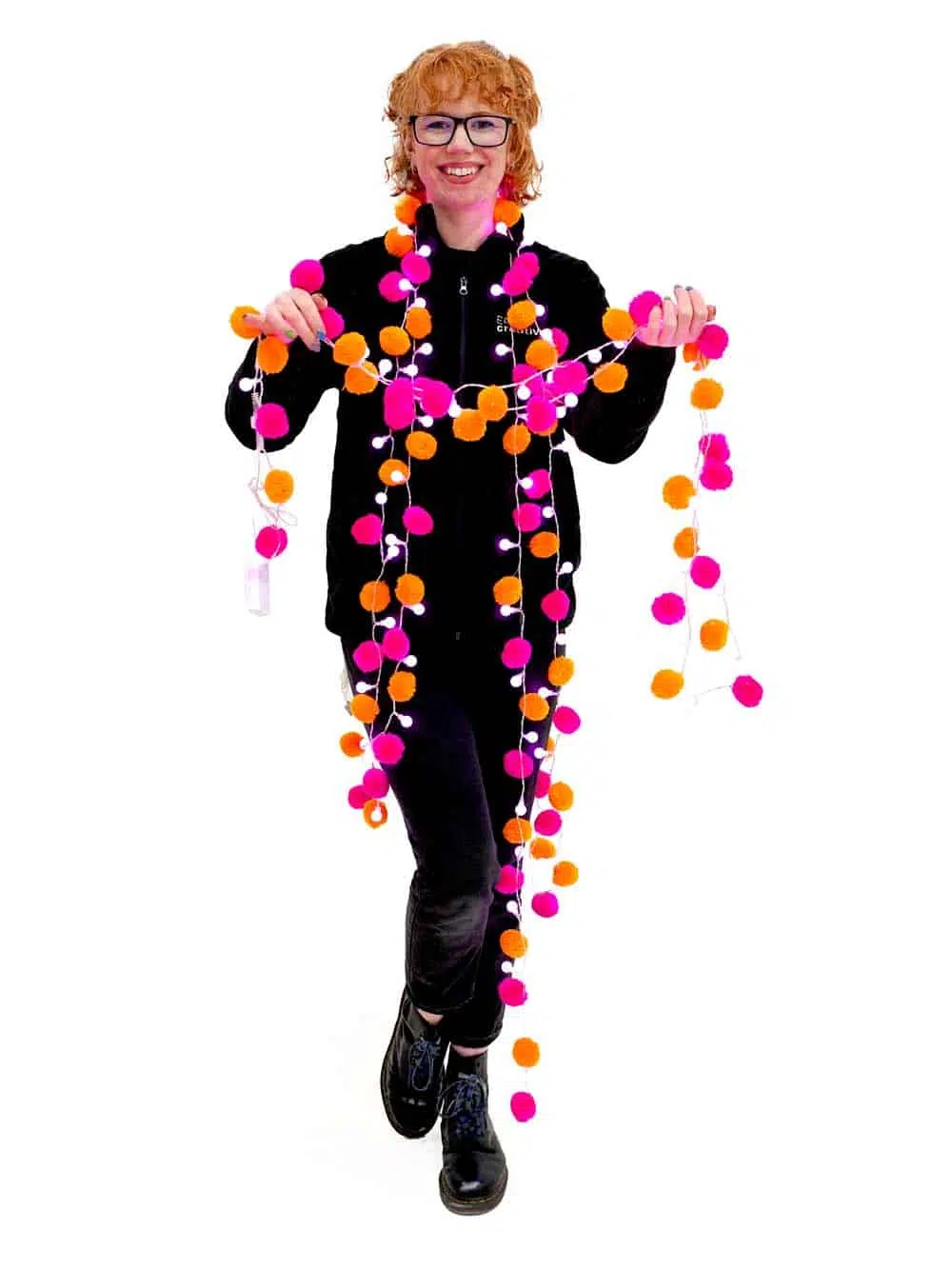 SN13329 _Pom Pom Light Chain - 3m - Pink & Orange - Set of 3-event_prop_hire_EPH_Creative_444. _optimised