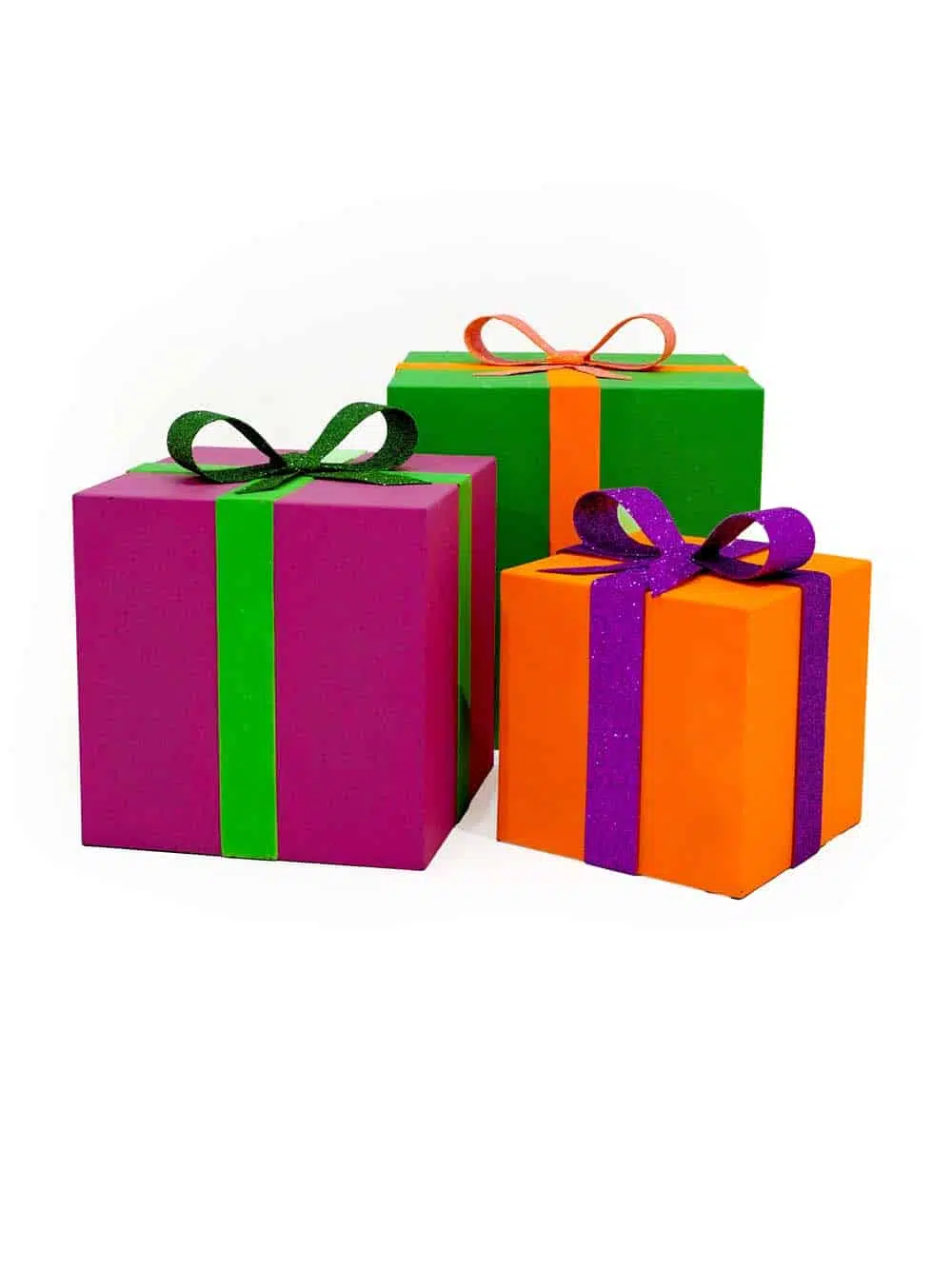 SN13461 _Giant Presents - Neon - Set of 3 - GLITTER FABRIC BOW & RIBBON-event_prop_hire_EPH_Creative_637. _optimised