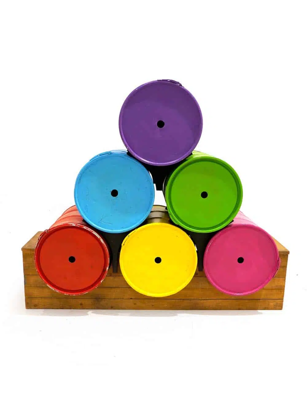 SN13620 _Stacked 6 Colourful Steel Drum Wall Feature_event_prop_hire_EPH_Creative_001 copy _optimised