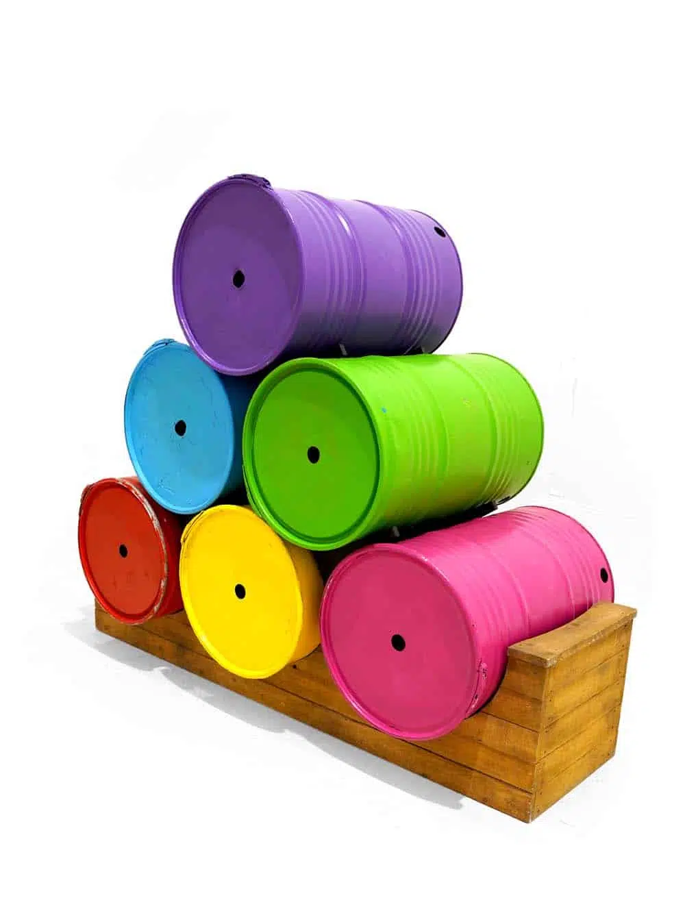 SN13620 _Stacked 6 Colourful Steel Drum Wall Feature_event_prop_hire_EPH_Creative_004 copy _optimised