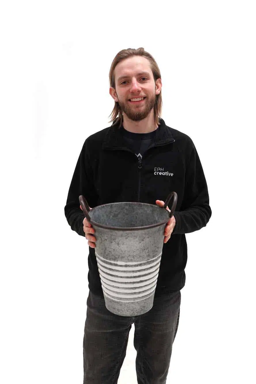 SN13753 _Metal Bucket Planter - Small_event_prop_hire_EPH_Creative_080 _optimised