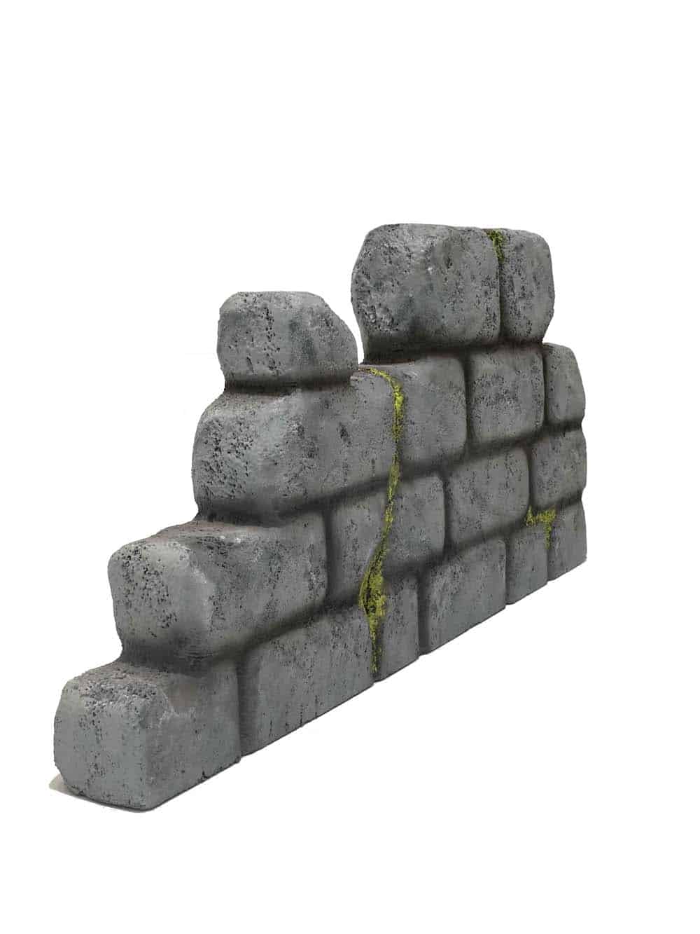 SN13536 _Derelict & Broken Modular Block Wall Section - 2m x 1m_event_prop_hire_EPH_Creative_016 _optimised