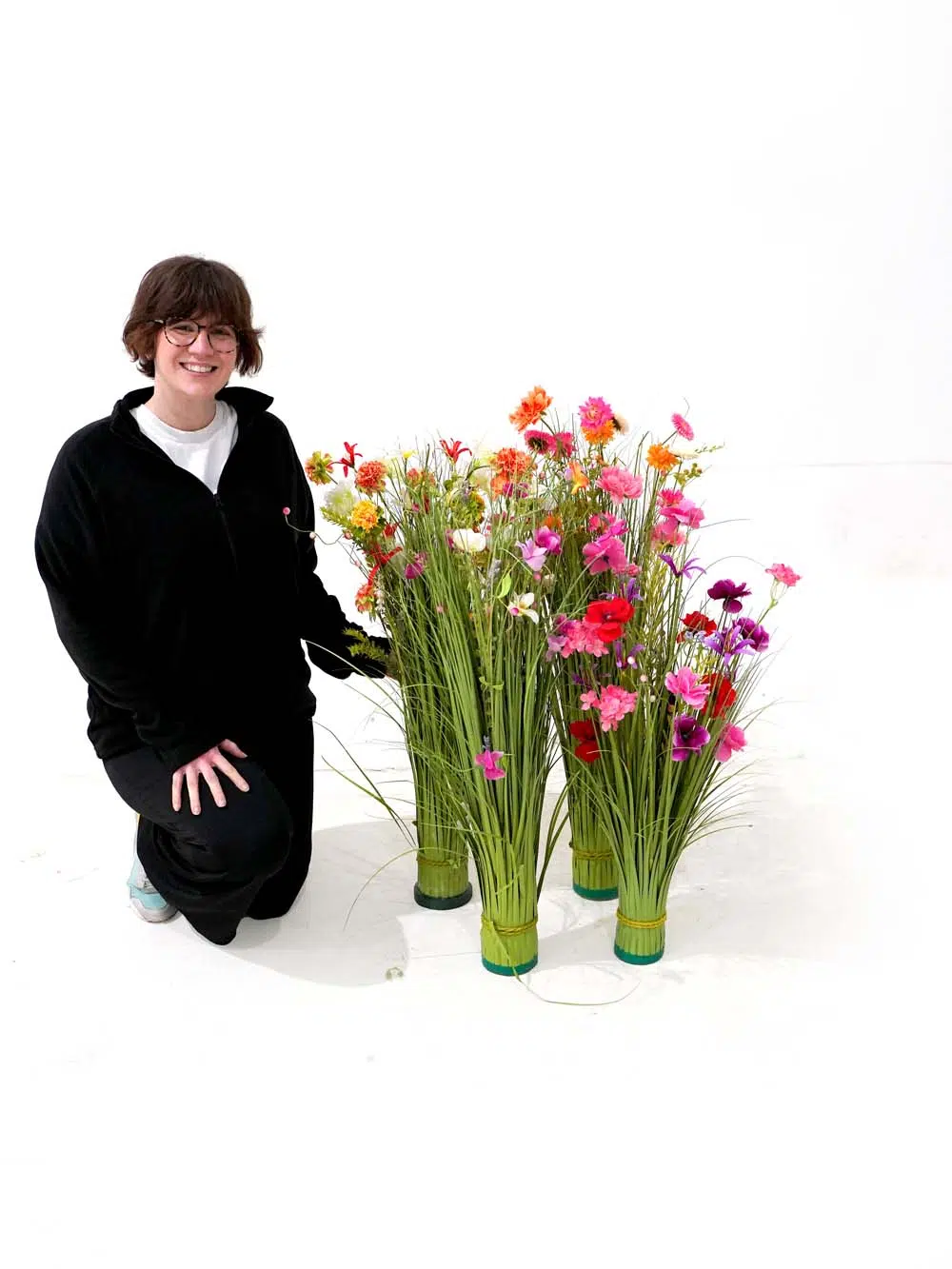 SN13716 _Wildflowers - Medium - Warm Colours - Set of 4_event_prop_hire_EPH_Creative_018 _optimised