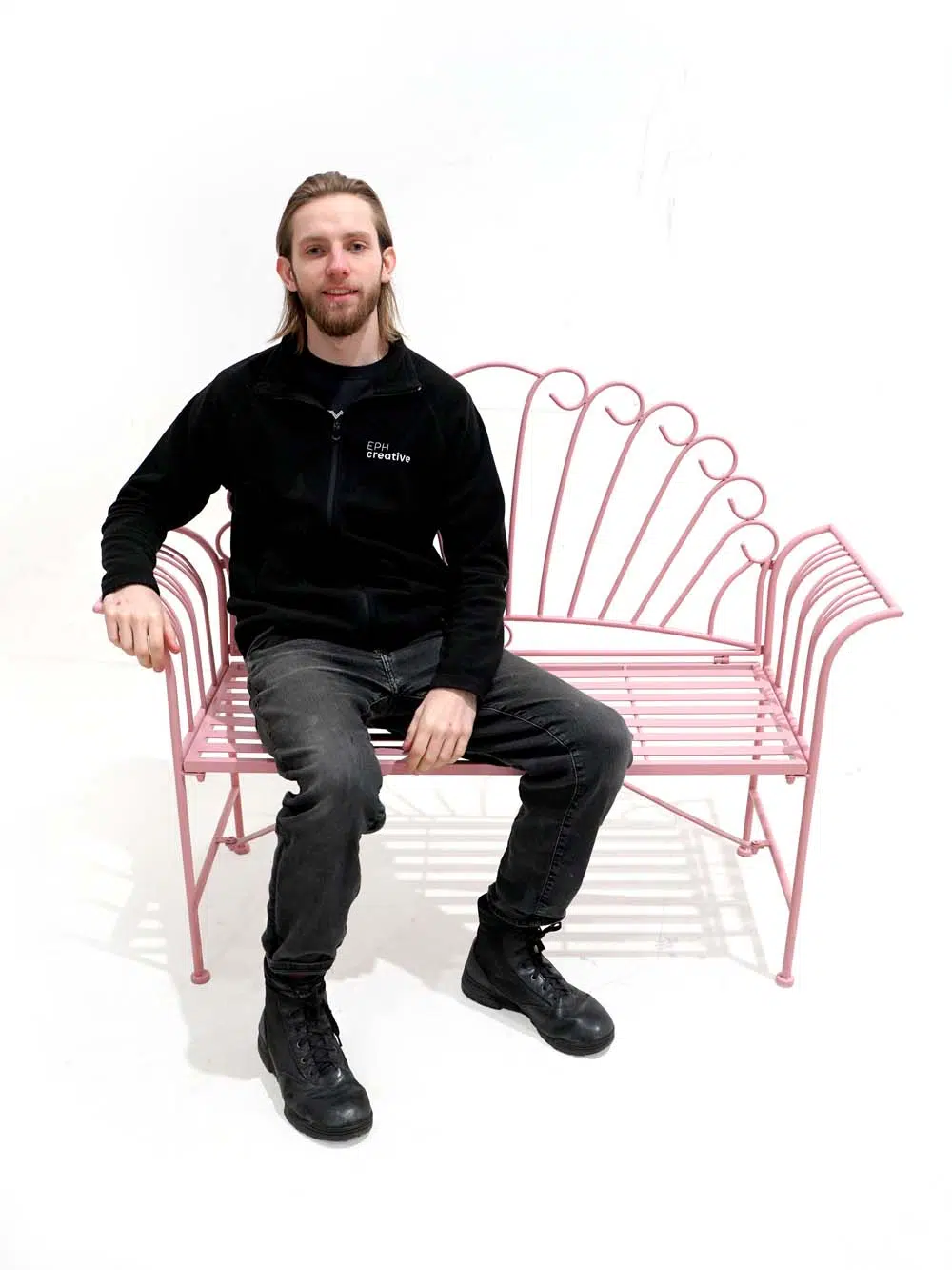 SN13750 _Metal Bench - Pink_event_prop_hire_EPH_Creative_051 _optimised
