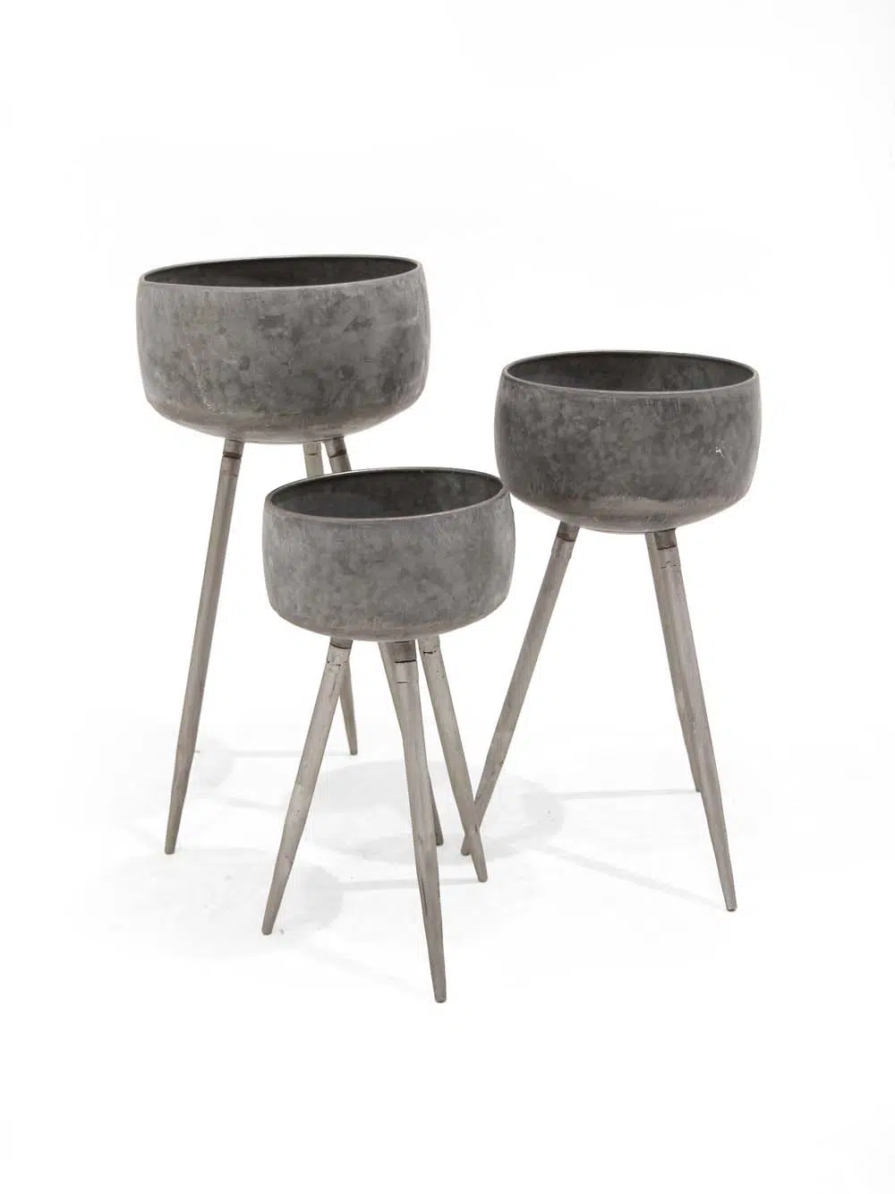 SN11557 _Hammered Bowl Planter with Legs - Set of 3_event_prop_hire_EPH_Creative_2 _optimised