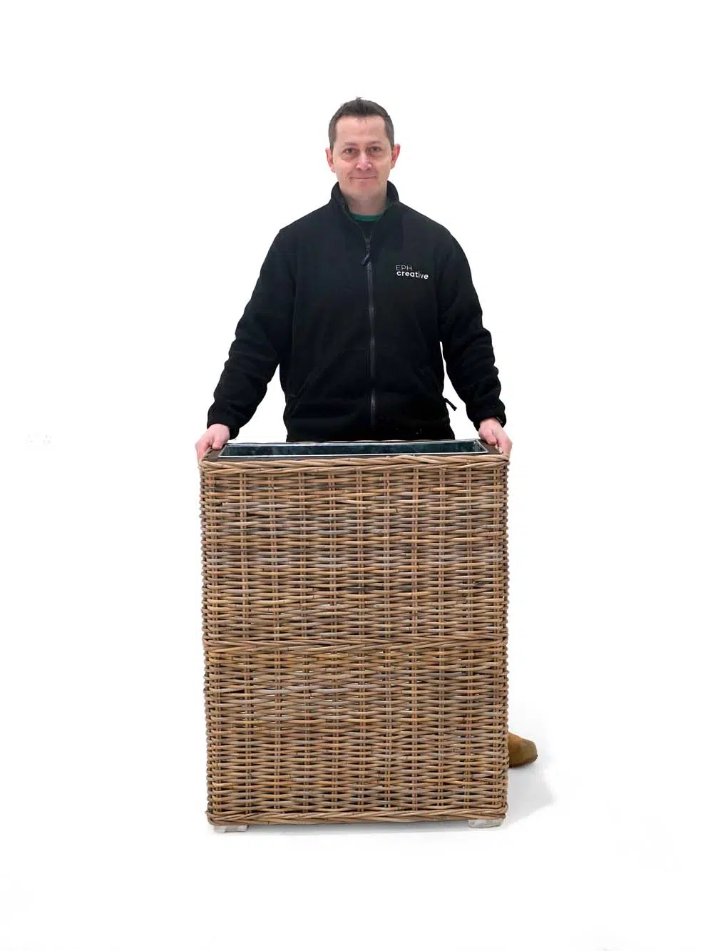 SN13792 _Tall Rectangular Wicker Planter_event_prop_hire_EPH_Creative_215 _optimised