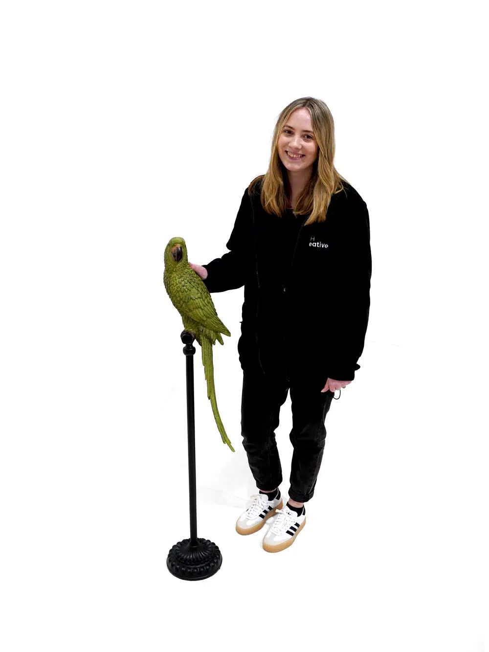SN13879 _Green Parrot on Ornate Base_event_prop_hire_EPH_Creative_034 _optimised