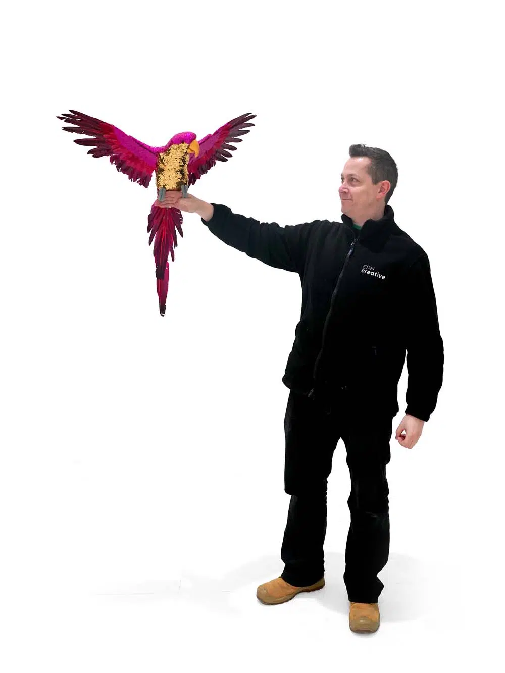 SN13925 _Sequin Parrot - Pink_Red - Large_event_prop_hire_EPH_Creative_476 copy _optimised