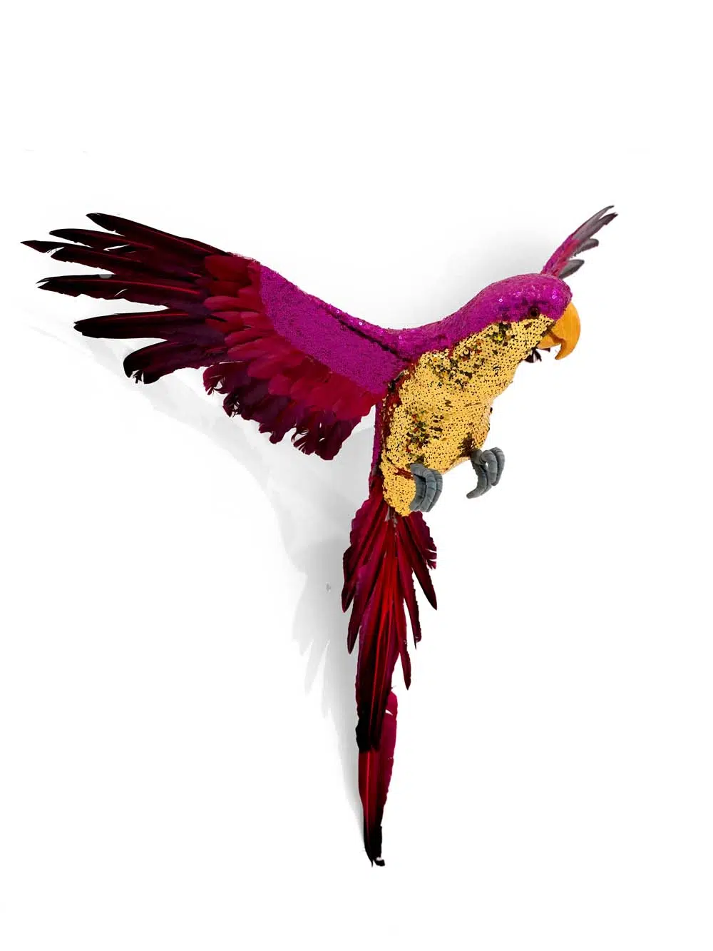 SN13925 _Sequin Parrot - Pink_Red - Large_event_prop_hire_EPH_Creative_495 copy _optimised