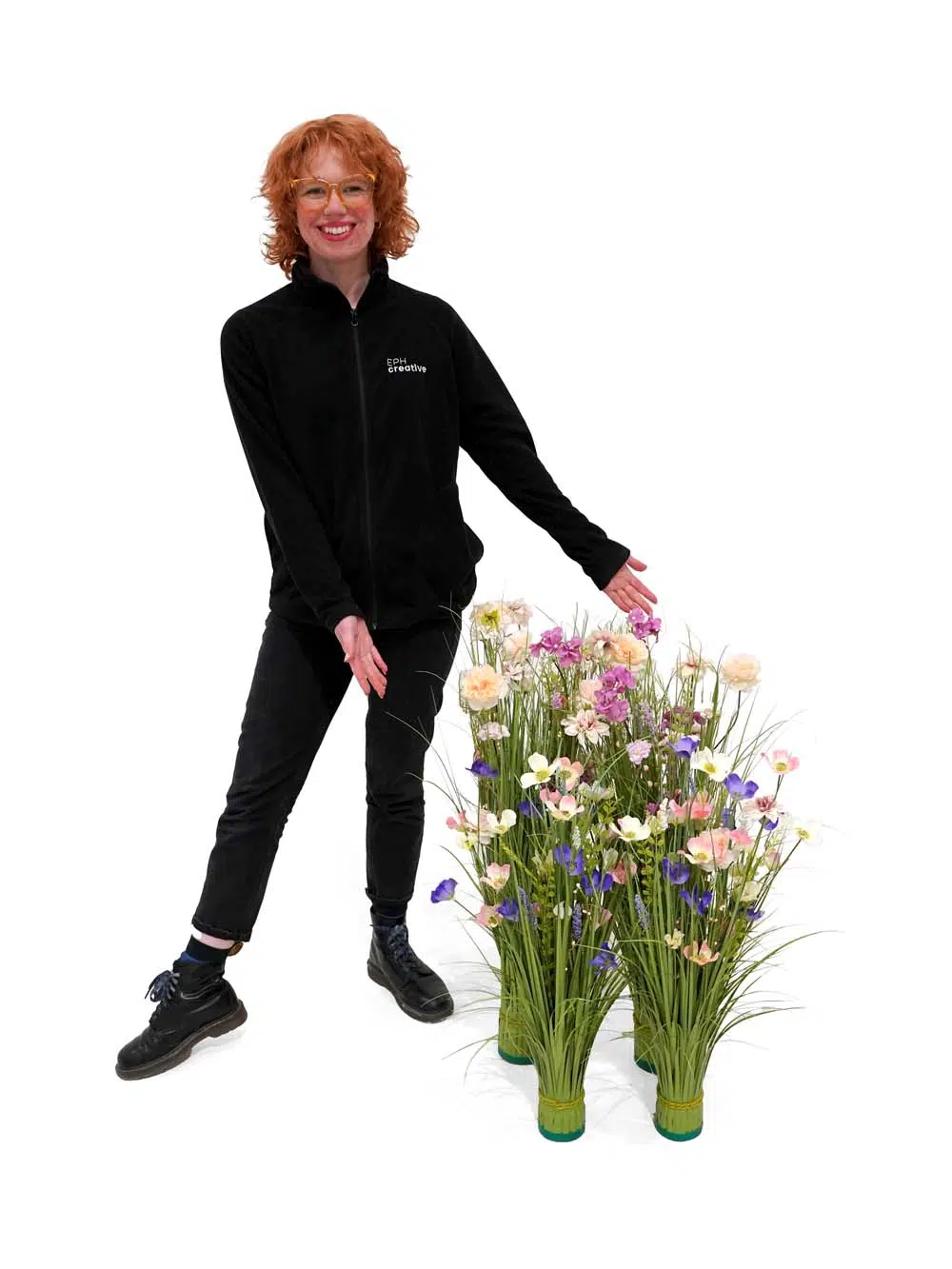 SN13718 _Wildflowers - Medium - Cool Colours - Set of 4_event_prop_hire_EPH_Creative_175 copy _optimised