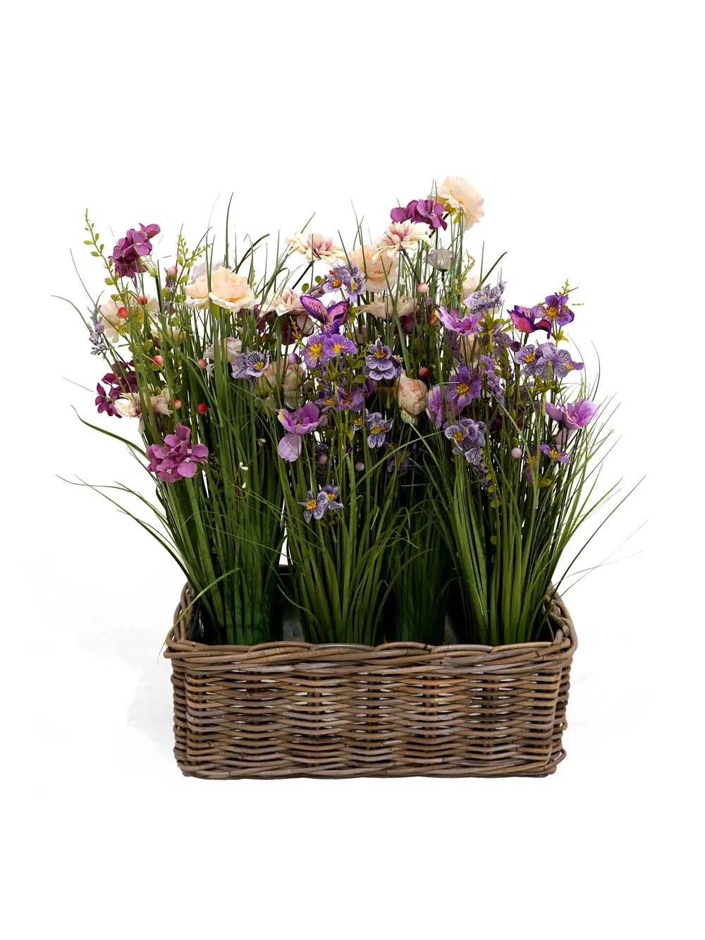 SN14123 _Wildflowers in Wicker Trough - Small - Cool Colours_event_prop_hire_EPH_Creative_146 copy _high_res _optimised