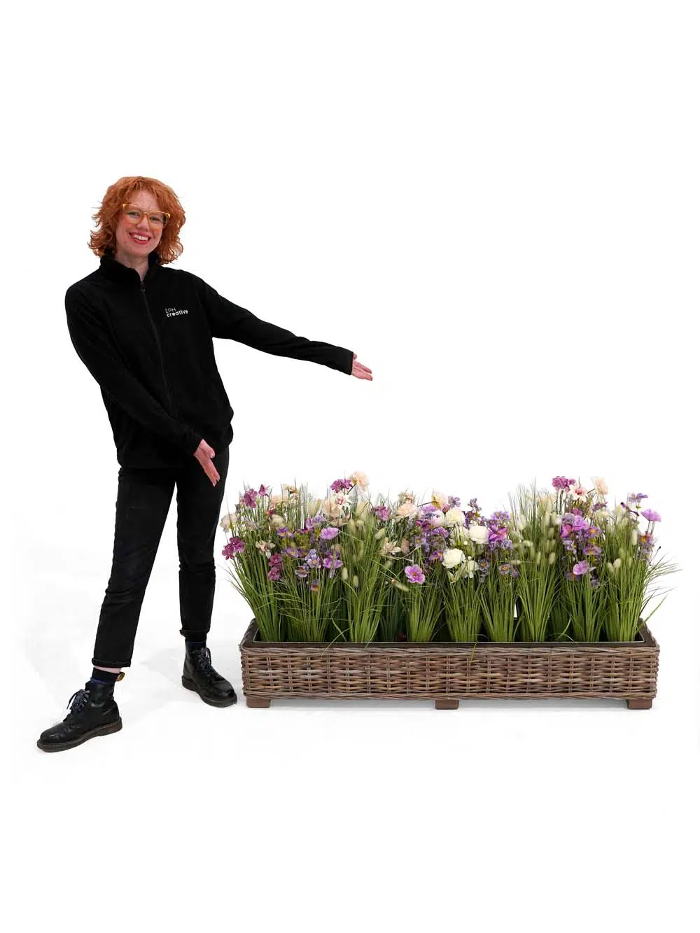 SN14125 _Wildflowers in Wicker Trough - Large - Cool Colours_event_prop_hire_EPH_Creative_160 copy _high_res _optimised
