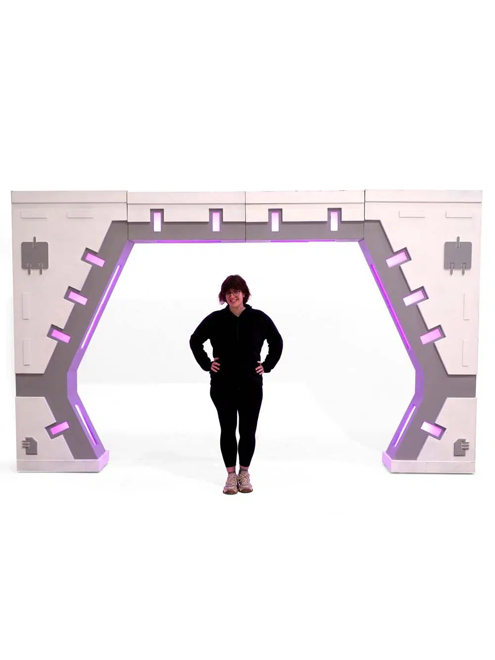 SN14225 _Sci-Fi Archway - Medium - Grey_White_event_prop_hire_EPH_Creative_089 copy _high_res _optimised