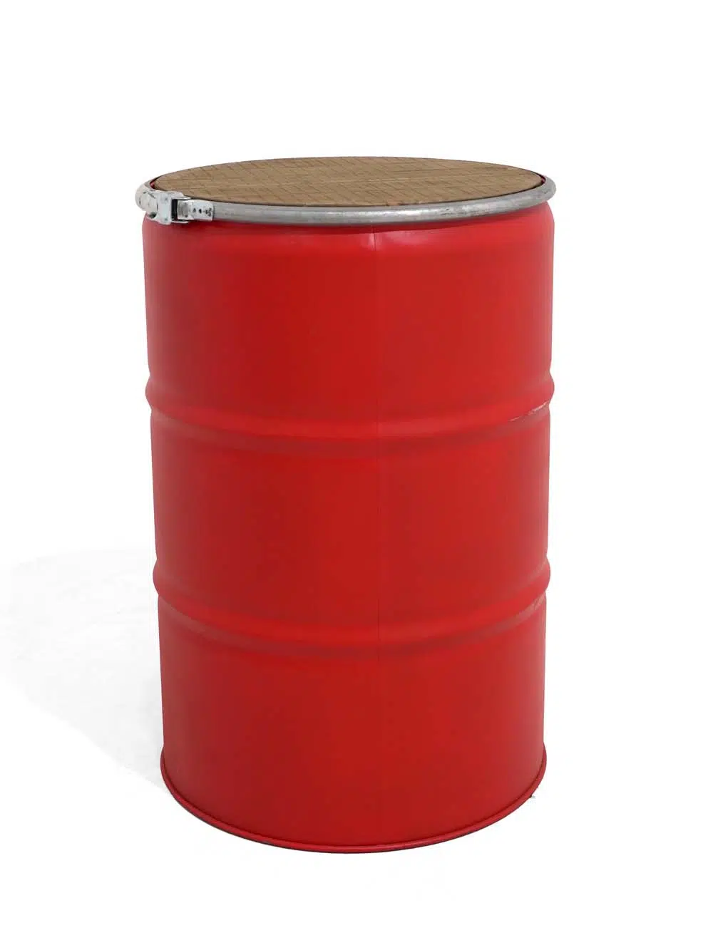 SN14232 _Red Steel Drum with Wooden Top_event_prop_hire_EPH_Creative_248 copy _high_res _optimised