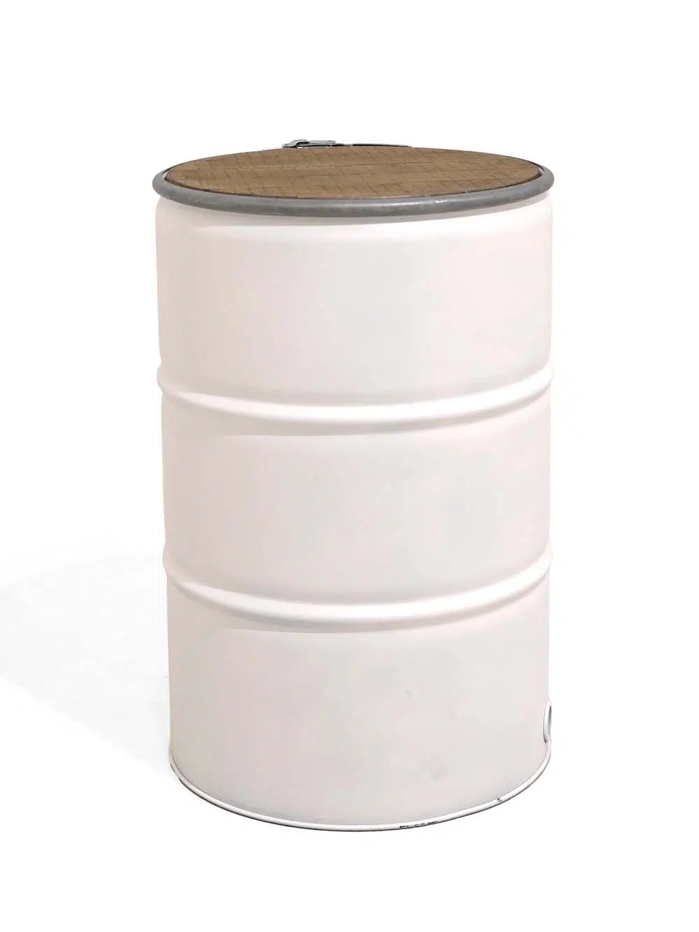 SN14235 _White Steel Drum with Wooden Top_event_prop_hire_EPH_Creative_269 copy _high_res _optimised