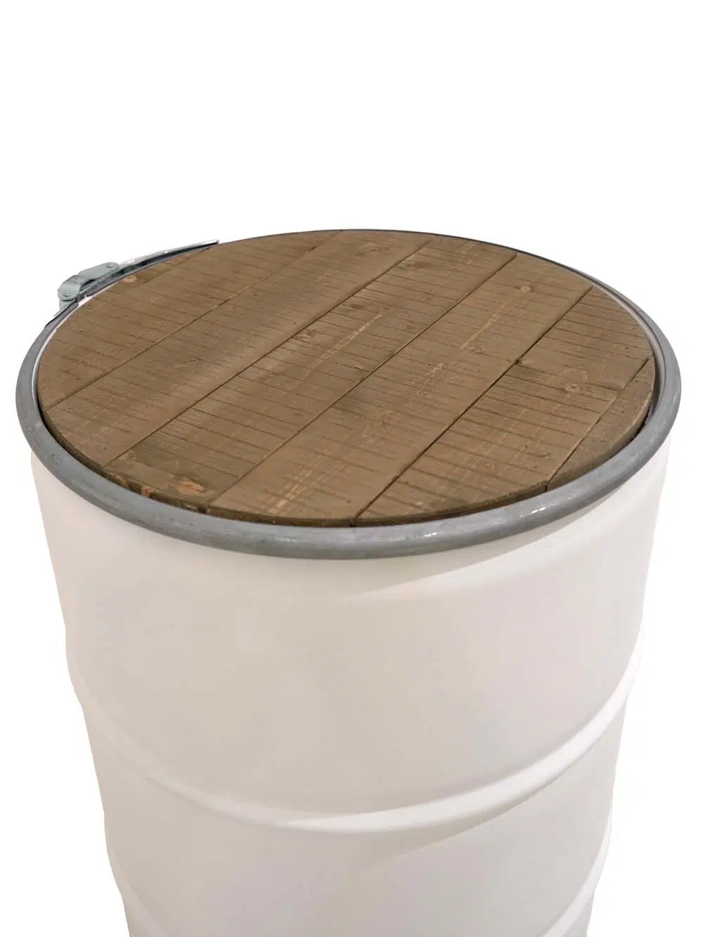SN14235 _White Steel Drum with Wooden Top_event_prop_hire_EPH_Creative_270 copy _high_res _optimised