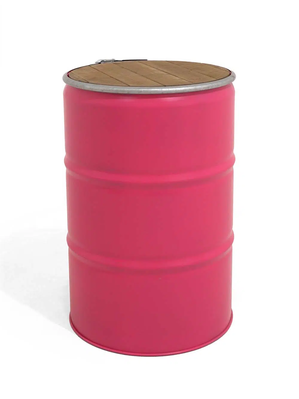 SN14239 _Pink Steel Drum with Wooden Top_event_prop_hire_EPH_Creative_265 copy _high_res _optimised
